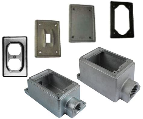 cast alloy electrical box extenders|cast device boxes.